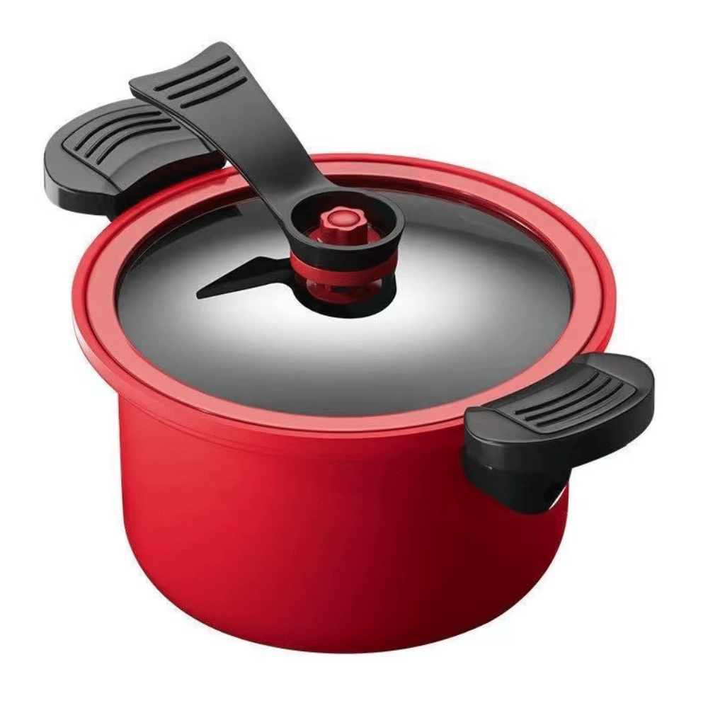 3.5L Micro Pressure Stew Pot with Glass Lid