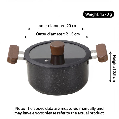 10-Piece Non-Stick Cookware Set with Glass Lids