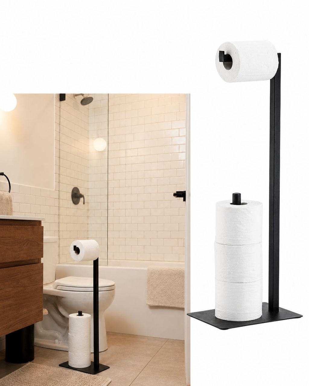 Freestanding Toilet Paper Holder