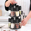 Rotating Spice Rack — 12-Jar 2-Tier Set