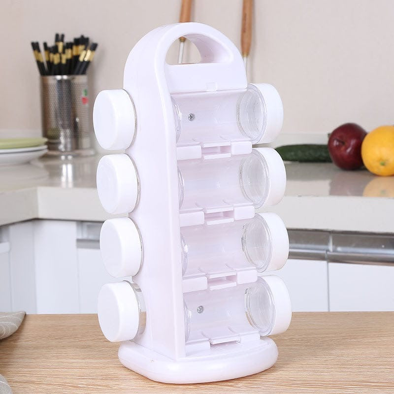 8-Piece Revolving Spice Rack Set