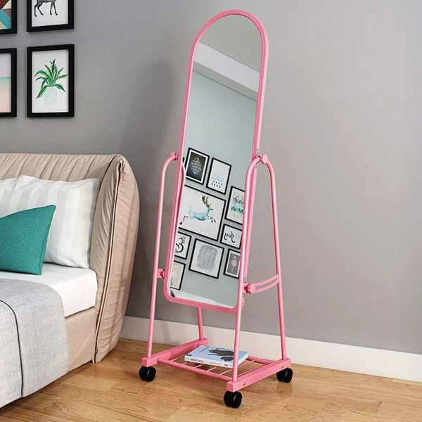 Arch Full-Length Dressing Mirror with Storage Stand