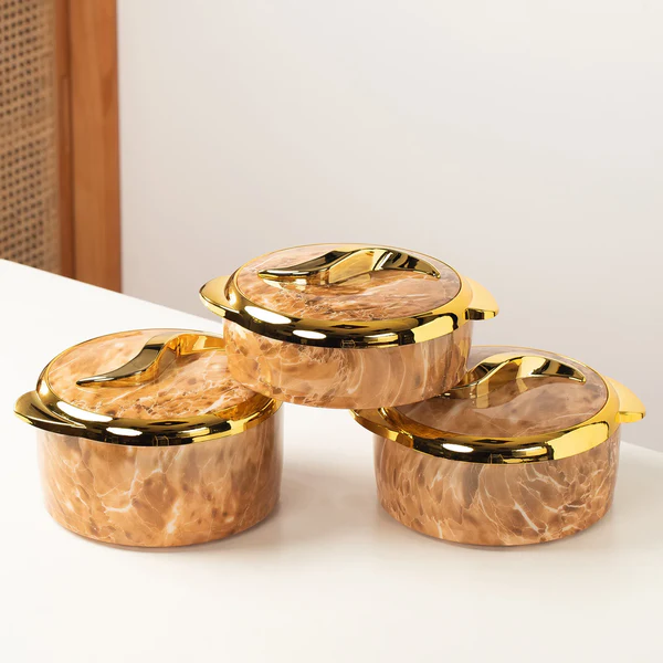 Minimalist Insulated Food Casserole Warmers (Set of 3)