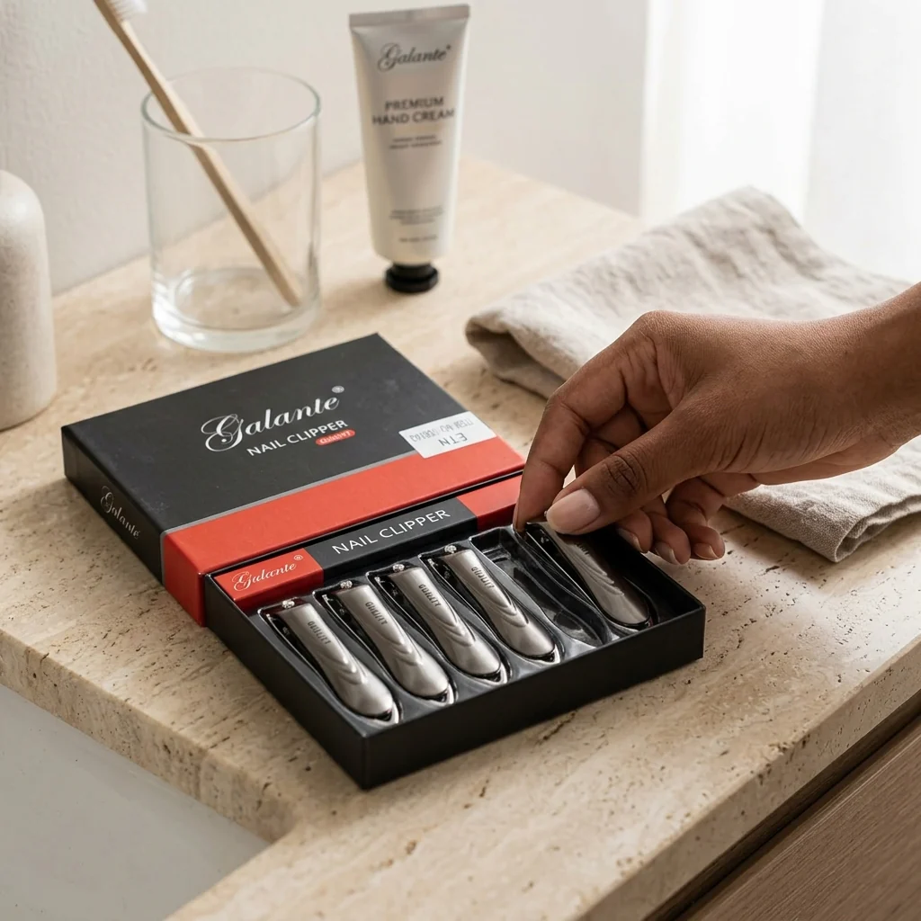 Galante Pack of 6 Premium Nail Clippers