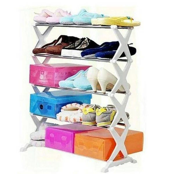 5-Tier Freestanding Shoe Rack