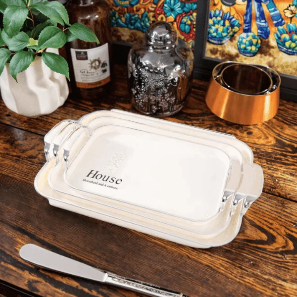 3-Piece Serving Tray Set