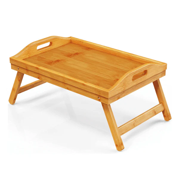 Bamboo Folding Bed Tray Table