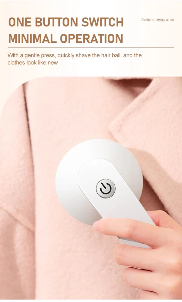 Portable USB Rechargeable Fabric Shaver & Lint Remover
