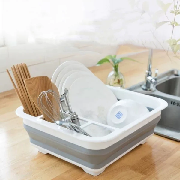 Collapsible Dish Drainer Rack