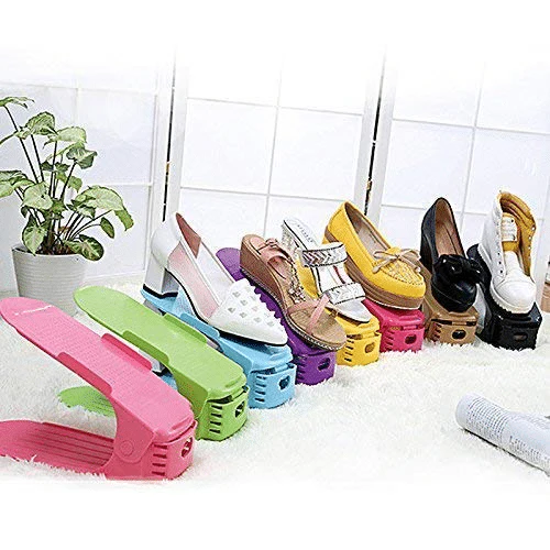Set of 4 Plastic Shoe Organizers