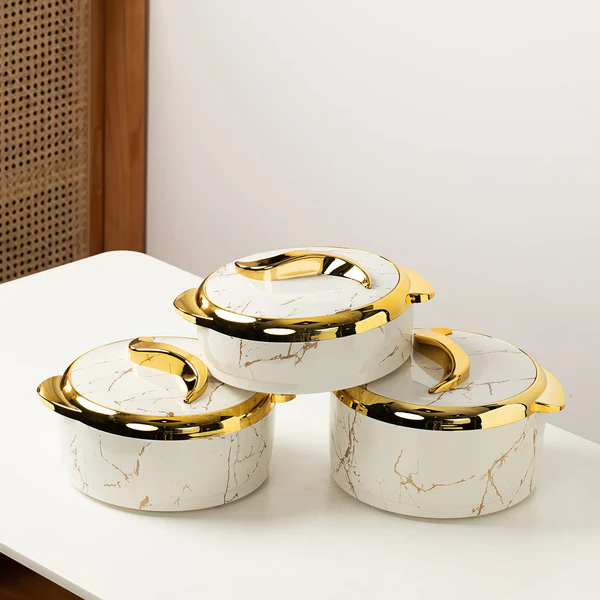 Minimalist Insulated Food Casserole Warmers (Set of 3)