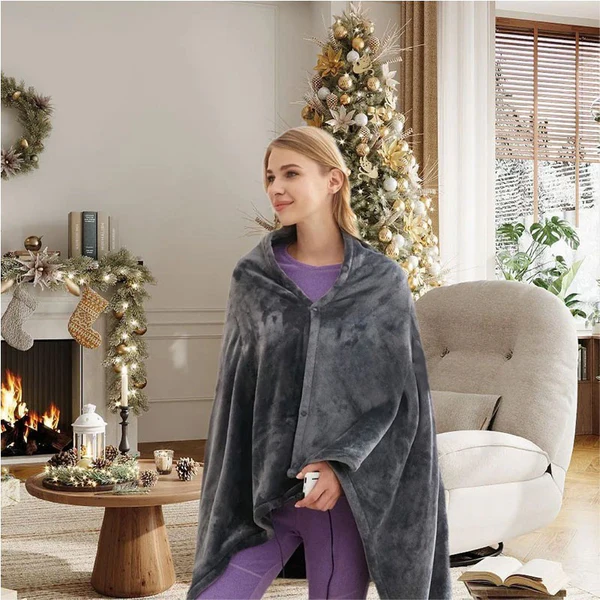USB Heated Electric Shawl Blanket