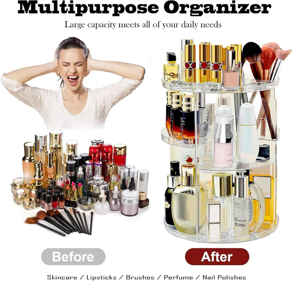 360° Rotating Cosmetic Organiser