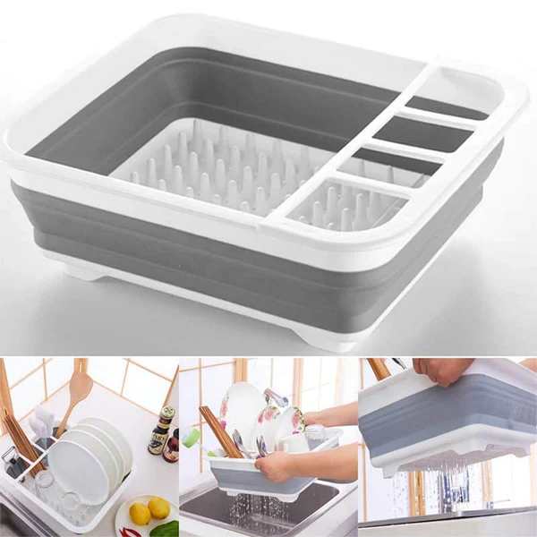 Collapsible Dish Drainer Rack